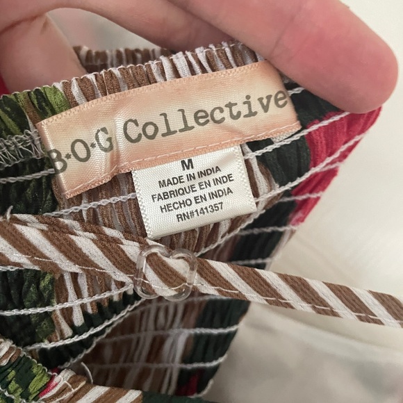 🤎 Floral Striped Summer Dress 🤎 - Picture 4 of 5